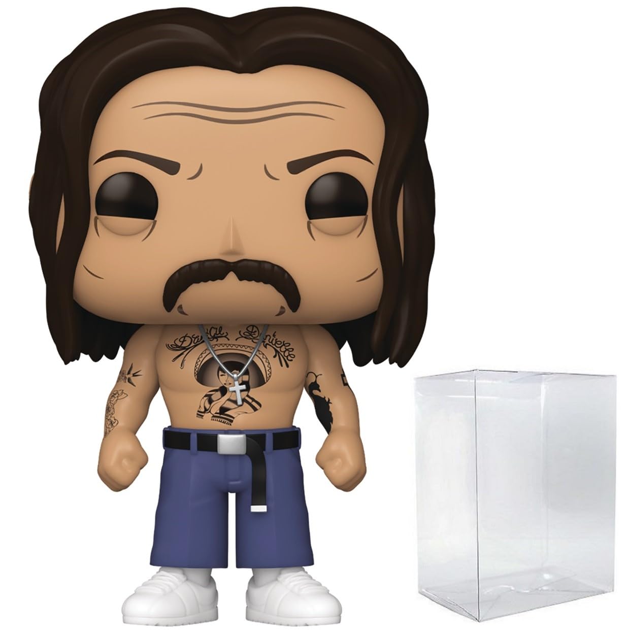 Funko Pop: POP Movie Icon: Danny Trejo Funko Figura de Vinilo (Bundled with Compatible Box Protector Case) Multicolored 3.75 Pulgadas