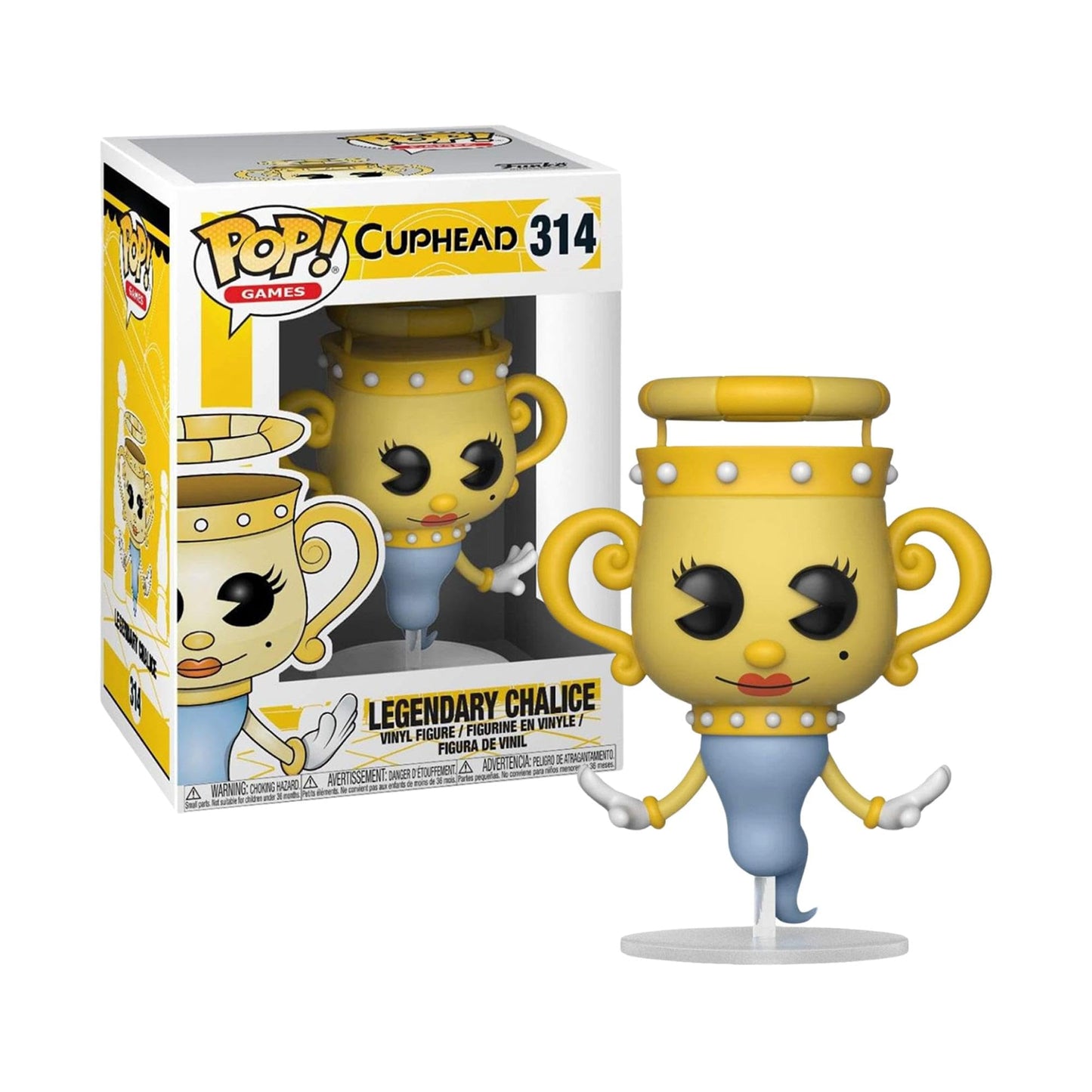 Funko Pop! Videojuegos: Cuphead - Legendary Ghost Collectible Figura