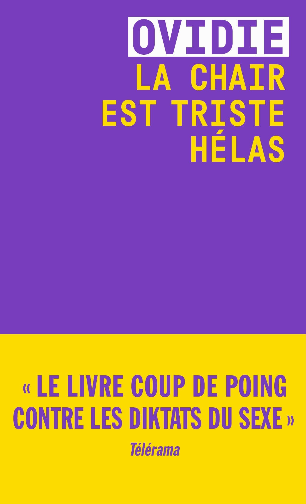 Libro: La Chair est triste hélas