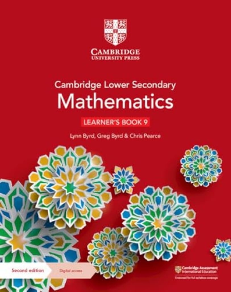Libro: Cambridge Lower Secondary Mathematics Learner's Book 9 with Digital Access (1 Year)