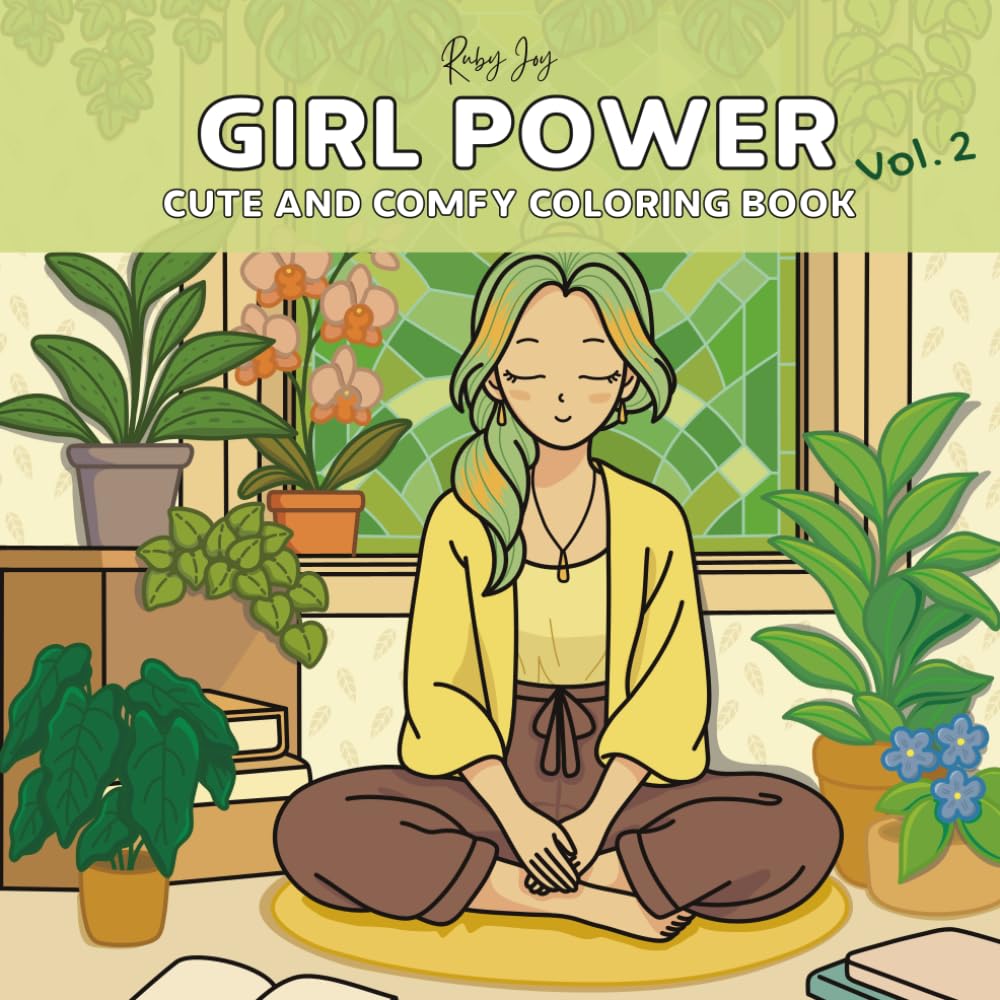 Libro: Girl Power vol. 2: Cute and Comfy Coloring Book