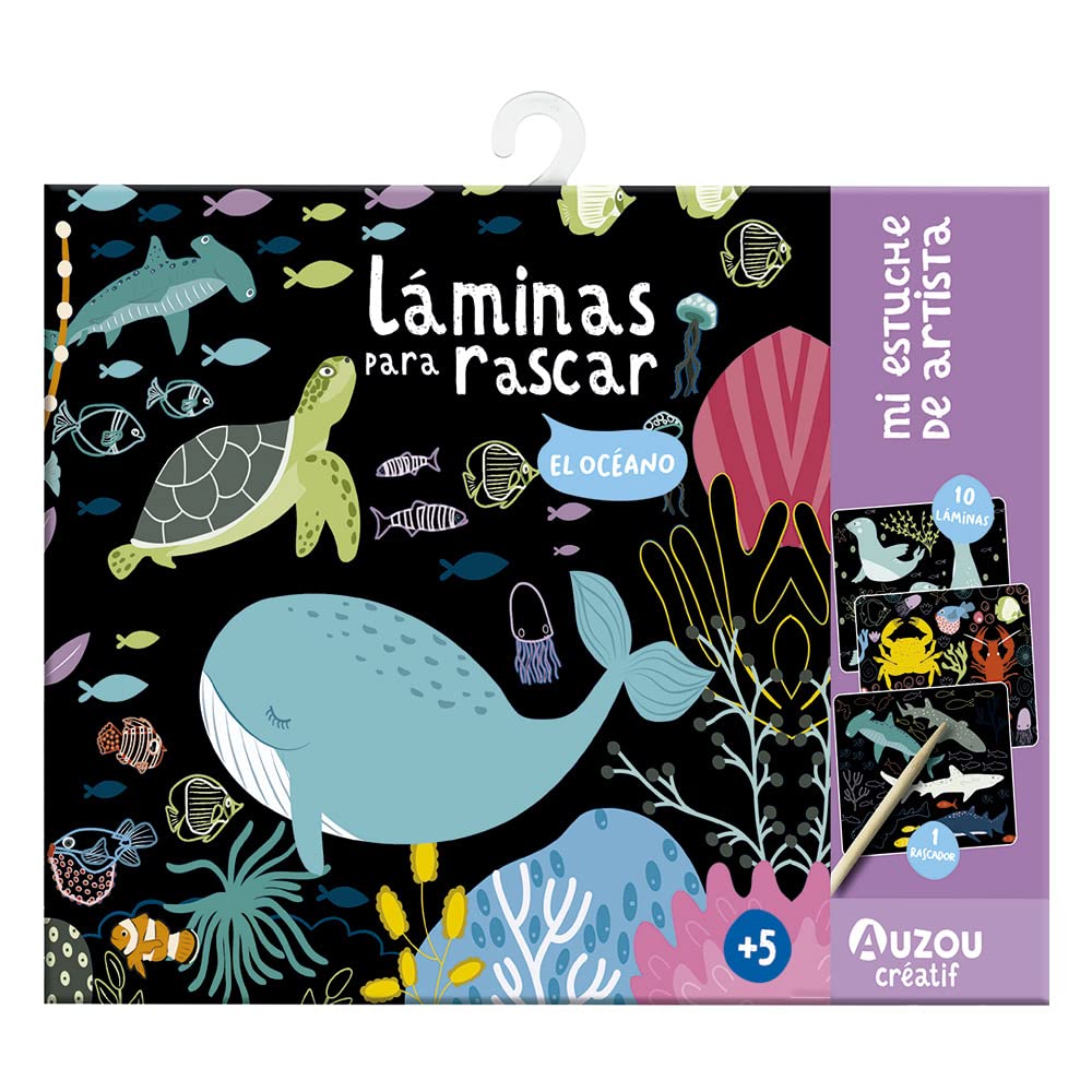 Libro: LAMINAS PARA RASCAR. OCEANOS