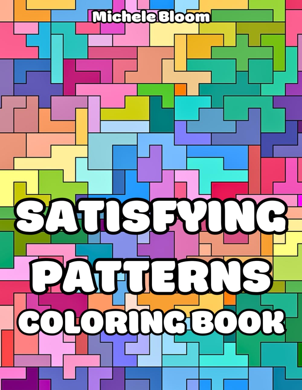 Libro: Satisfying Patterns Coloring Book: Easy Geometric Designs for Adults and Teens to Relax and Relieve Stress