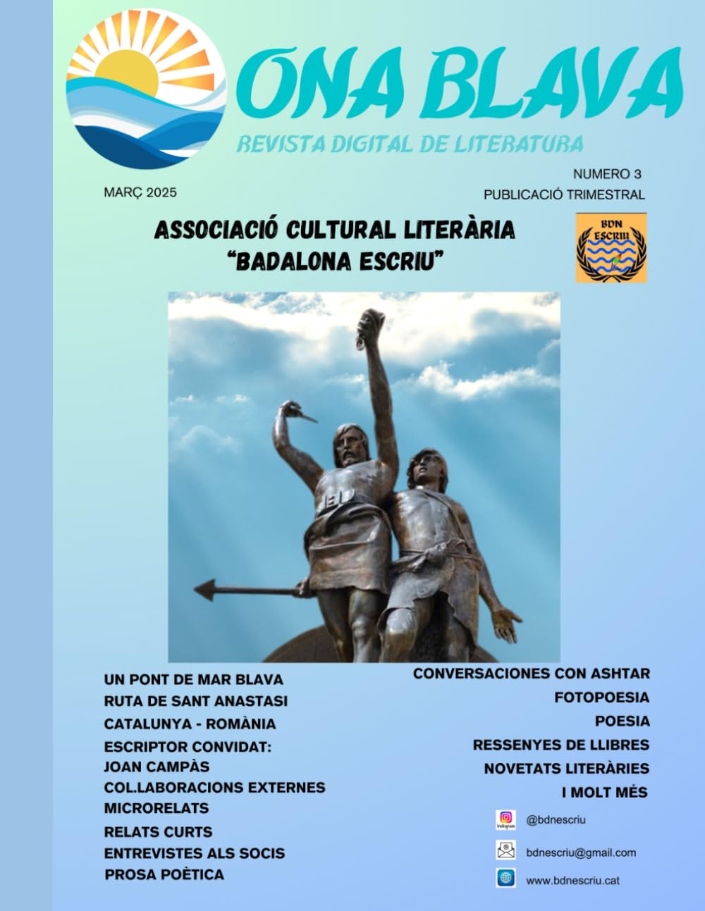 Libro: REVISTA ONA BLAVA: NUMERO 3