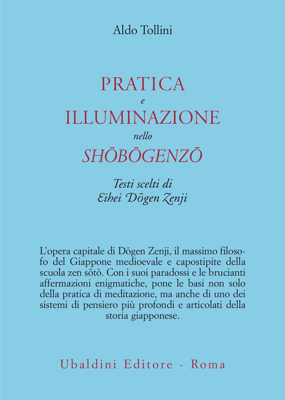 Libro: Pratica e illuminazione nello Shobogenzo