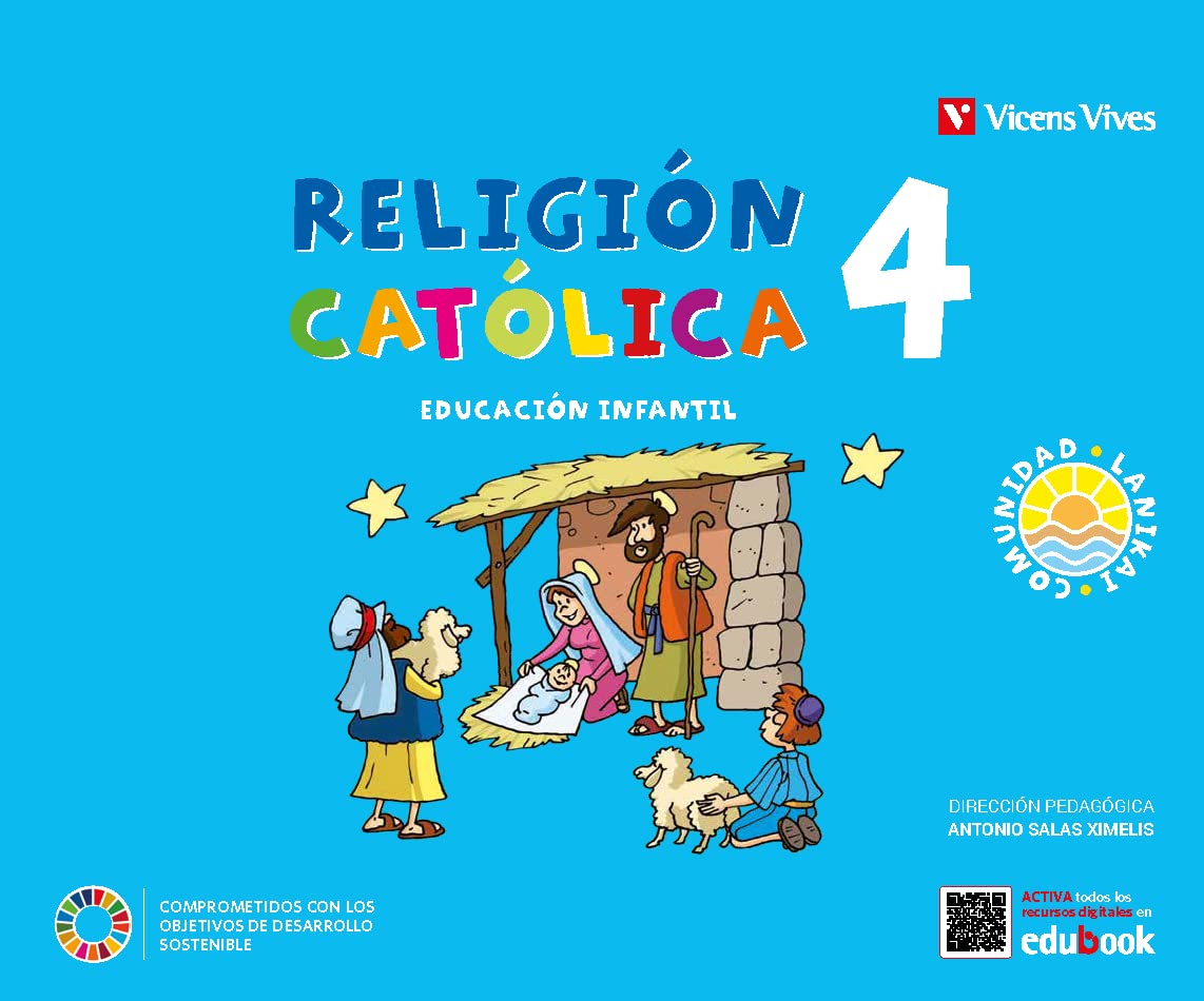 Libro: RELIGION CATOLICA 4 AÑOS (COMUNIDAD LANIKAI)