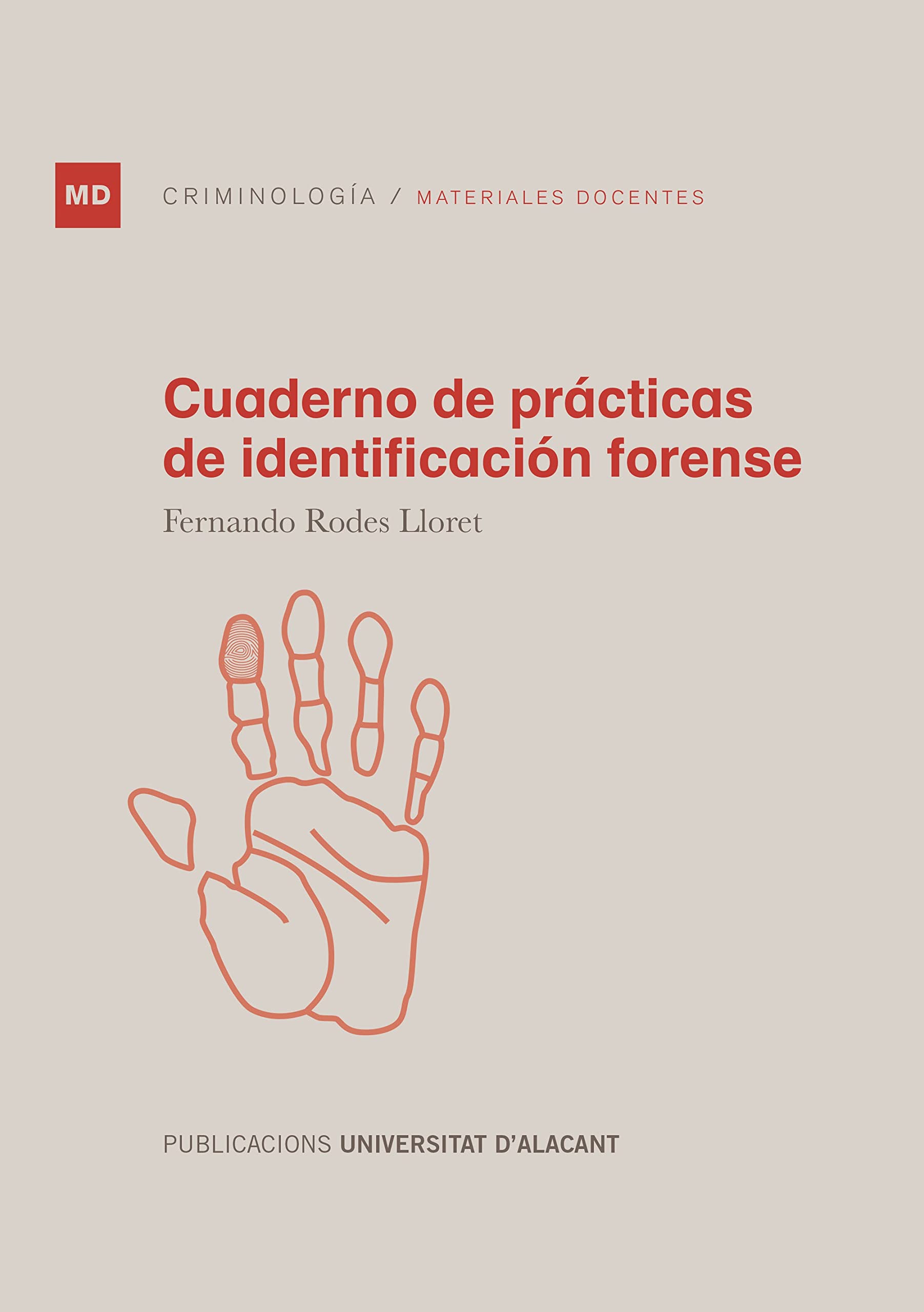 Libro: Cuaderno de prácticas de identificación forense