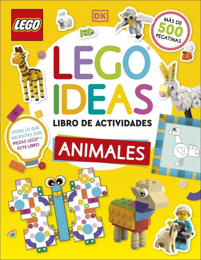 Libro: LEGO Ideas Libro de Actividades: Animales: ¡Todo lo que necesitas son piezas Lego® y este libro! Más de 500 pegatinas