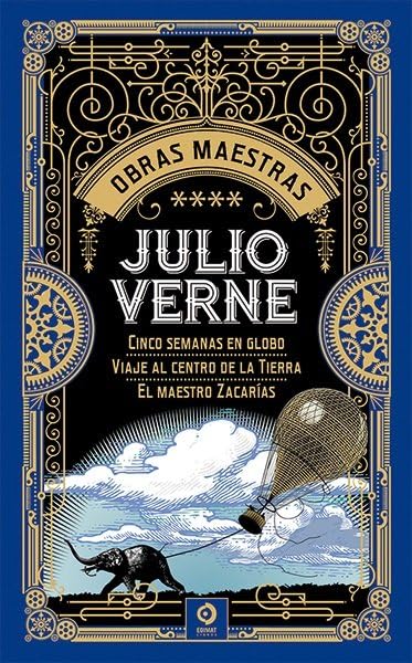Libro: JULIO VERNE VOL.IV. 5 SEMANAS EN GLOBO / VIAJE AL CENTRO DE LA TIERRA /