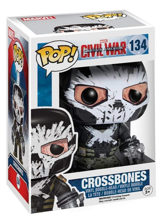 Funko POP Marvel: Captain America 3: Civil War Figura de Acción - Crossbones