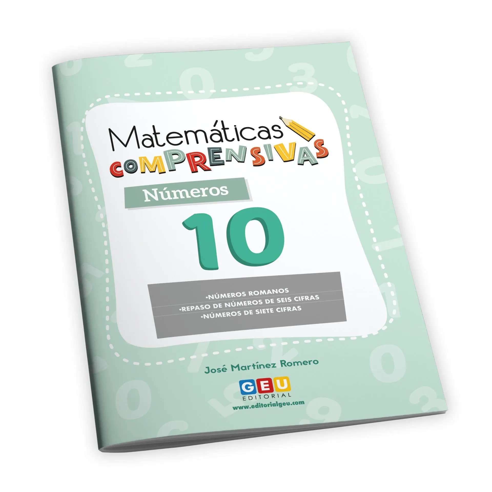 Libro: MATEMÁTICAS COMPRENSIVAS 10 | Refuerzo Matemáticas Educación Primaria