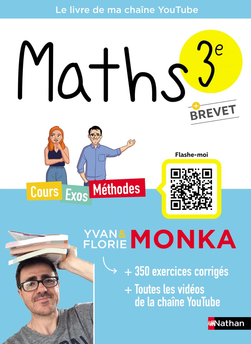 Libro: Maths 3e + Brevet: Cours, exos, méthodes