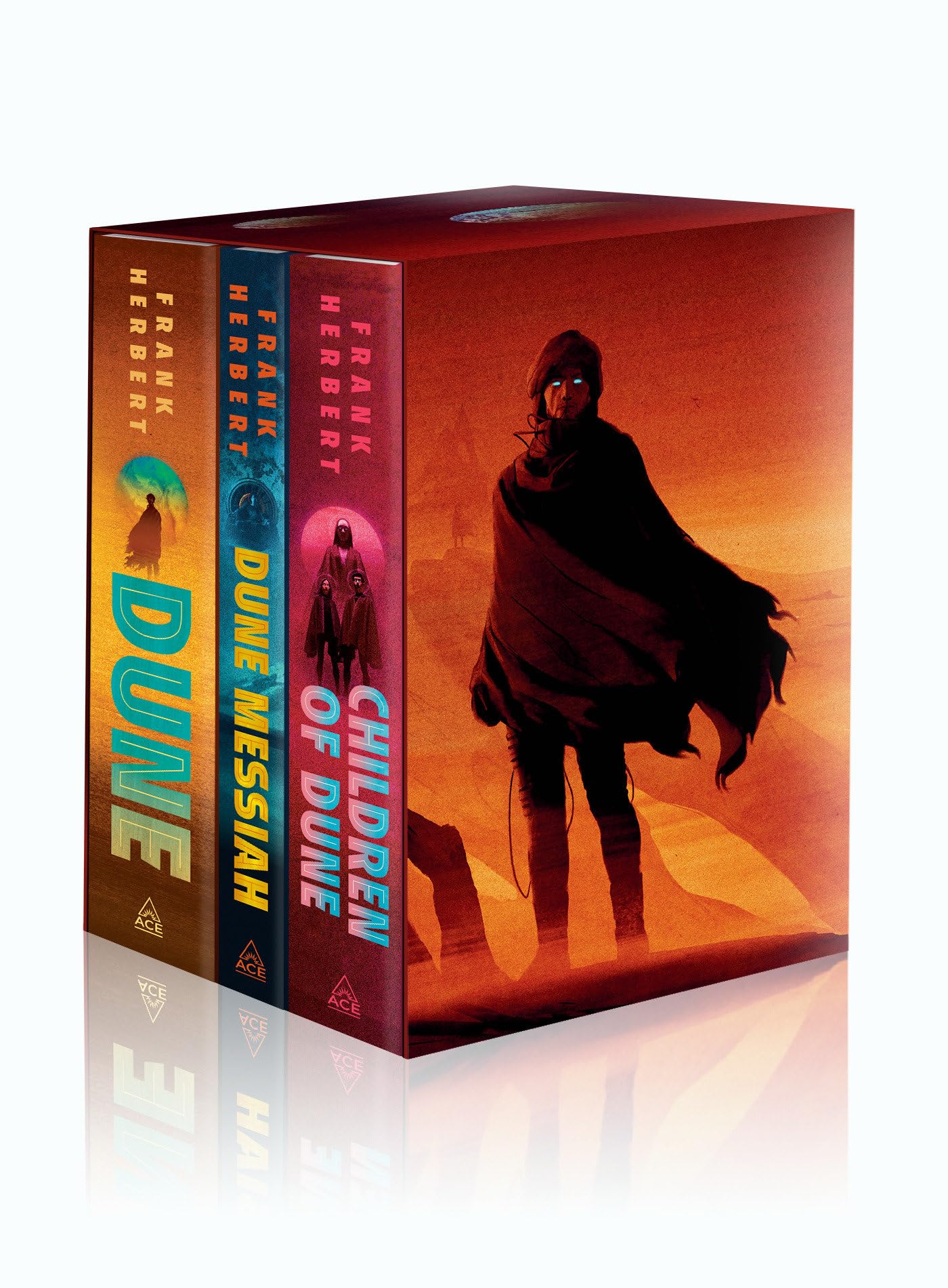 Libro: Frank Herbert's Dune Saga Books 1-3 Deluxe Hardcover Boxed Set: Dune, Dune Messiah, and Children of Dune