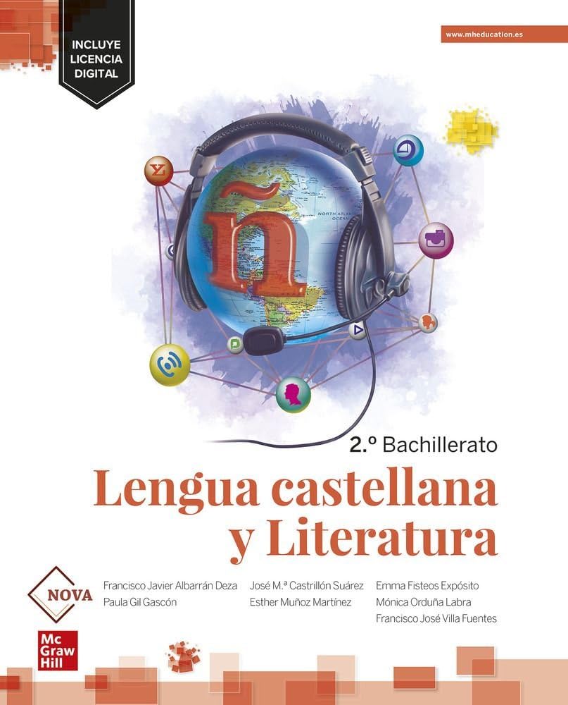 Libro: Lengua castellana y Literatura 2.º Bachillerato. NOVA