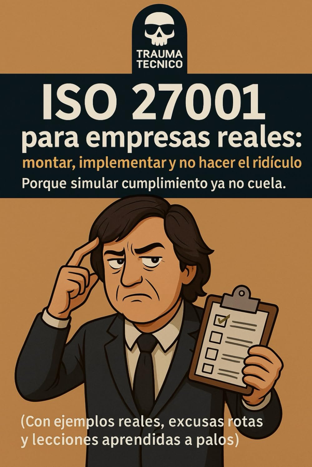 Libro: ISO 27001 para empresas reales: Para montar, implementar y no hacer el ridículo. Con ejemplos reales y excusas rotas (Spanish Edition)