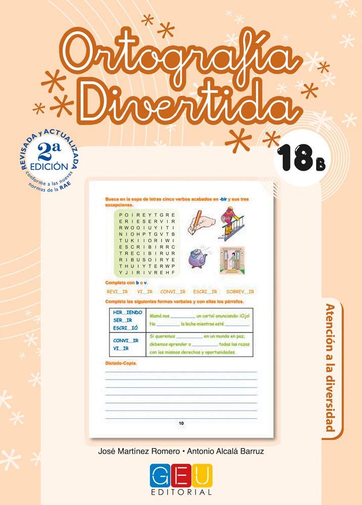 Libro: Ortografía divertida 18B