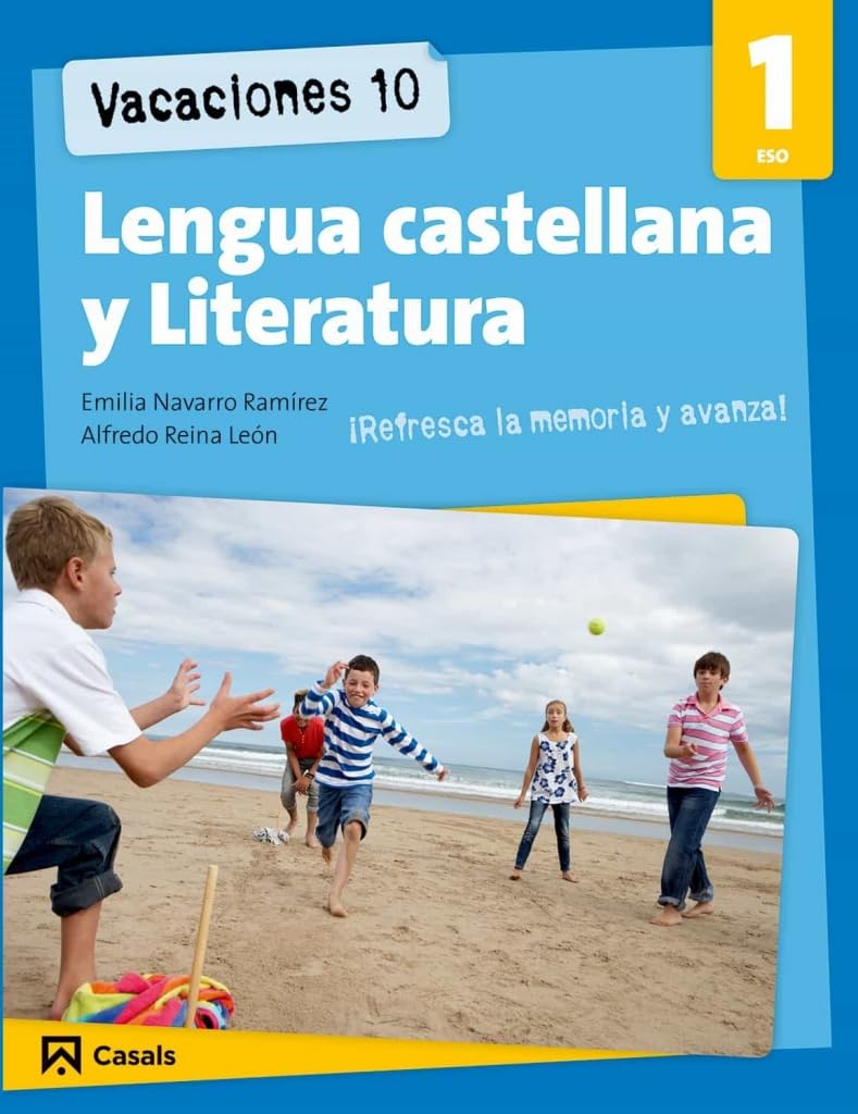 Vacaciones 10. Lengua castellana y Literatura 1 ESO (Cuadernos ESO) - 9788421853238