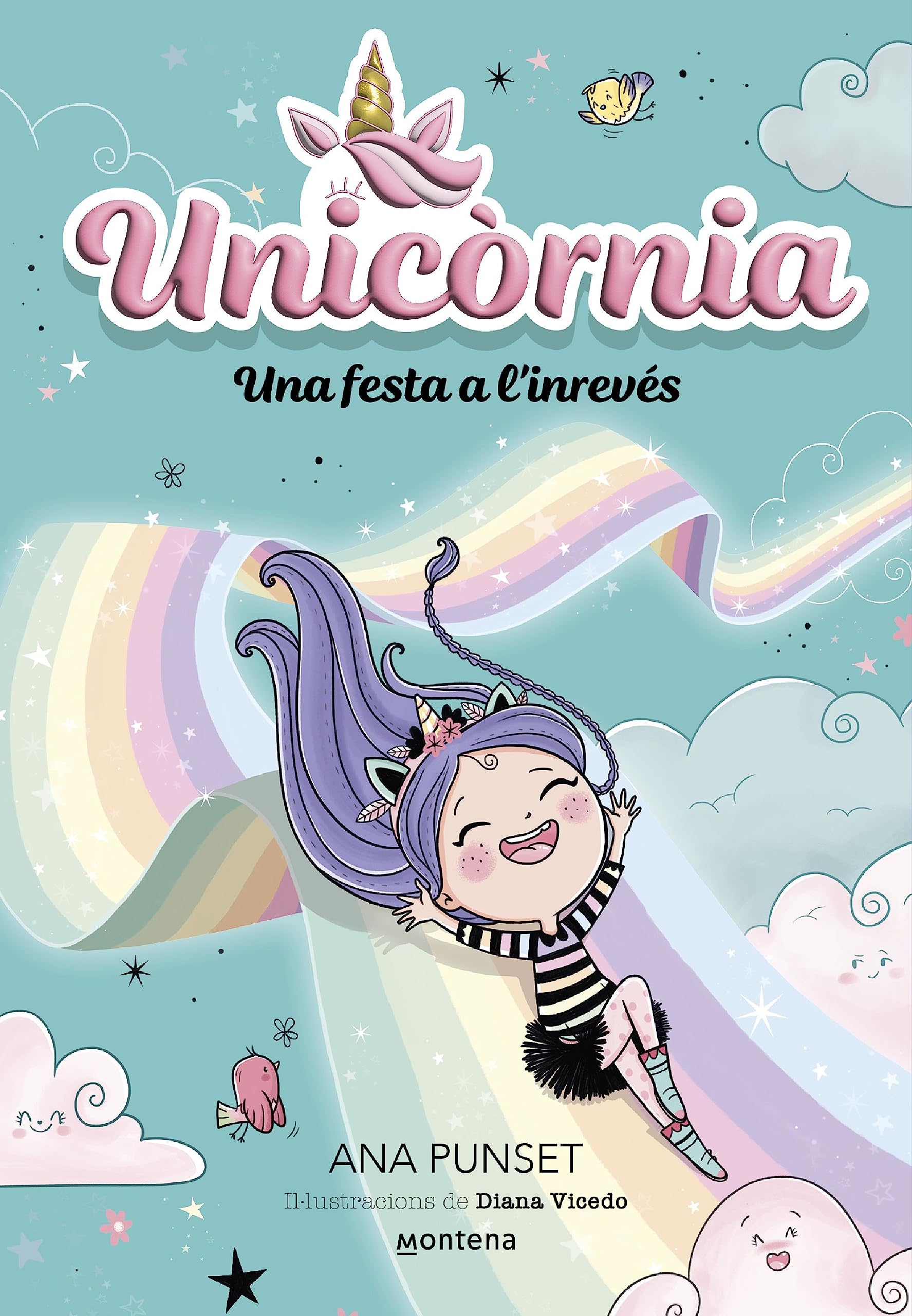 Libro: Unicòrnia 2 - Una festa a l'inrevés: Un llibre màgic amb purpurina a la coberta! (Univers Unicòrnia)