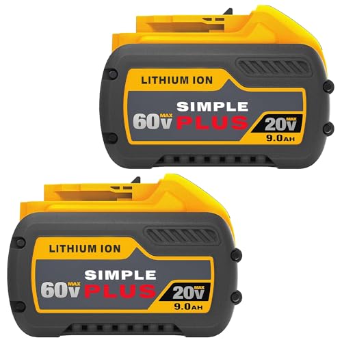 Simple-Plus+-Reemplazo-para-batería-DeWalt-DCB606-DCB609-20V/60V-MAX-9.0Ah-Compatible-con-herramientas-eléctricas-DeWalt-20V/60V,-Reemplazo-para-batería-DeWalt-20V/60V,-Compatible-con-batería-DeWalt-20-60V