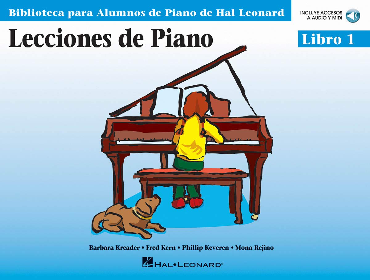 Libro: Lecciones de Piano - Libro 1 Spanish Edition (Book/Online Audio) (Biblioteca Para Alumnos de Piano de Hal Leonard)