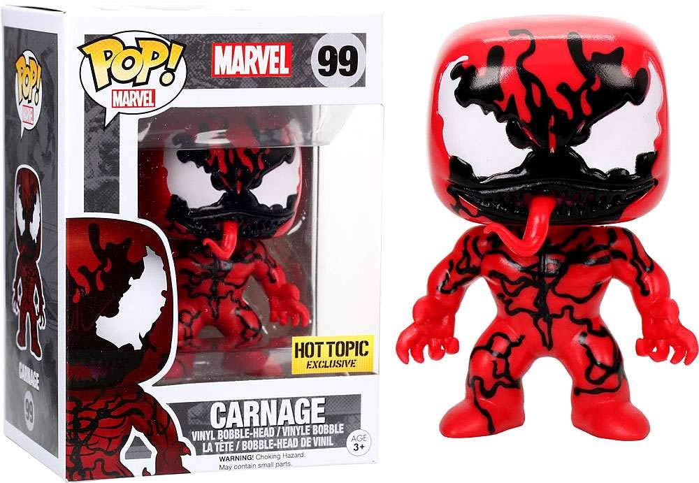 Funko Pop: Carnage (Marvel) Funko Pop! Bobble-Head Figura de Vinilo