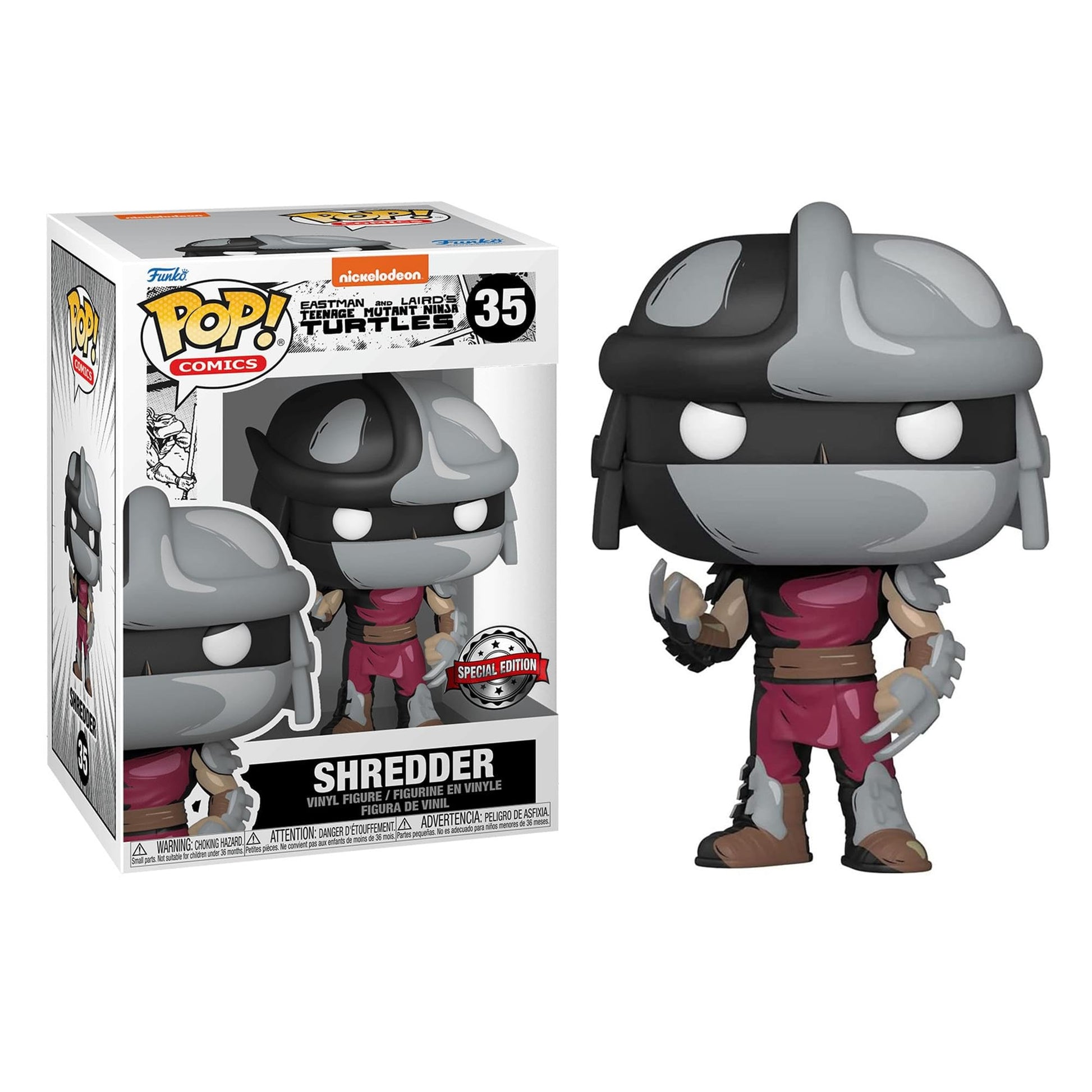 Funko Pop: TMNT Funko POP Figura de Vinilo | Shredder PX Exclusivo
