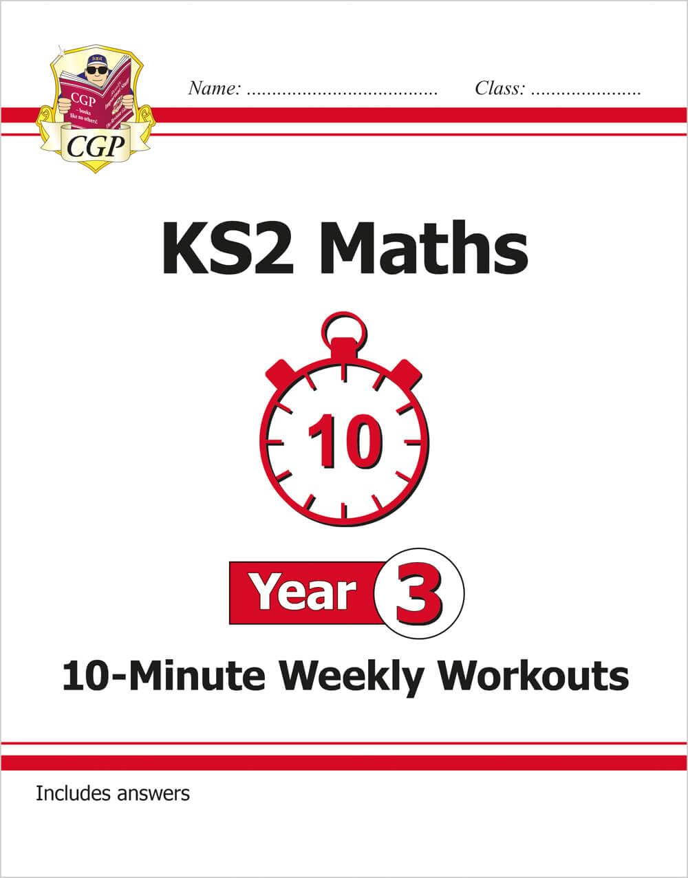 KS2 Year 3 Maths 10-Minute Weekly Workouts (CGP Year 3 Maths)
