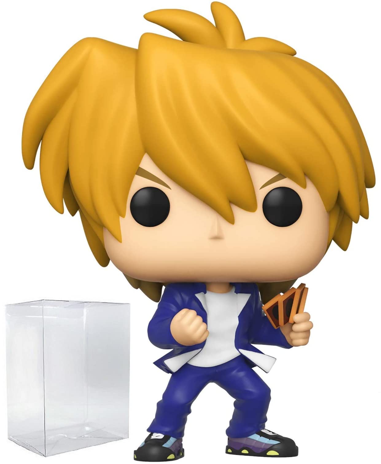 Funko POP Yu-Gi-Oh! - Joey Wheeler Pop! Figura de Vinilo (Bundled with Compatible Pop Box Protector Case), Multicolor, 3.75 Pulgadas