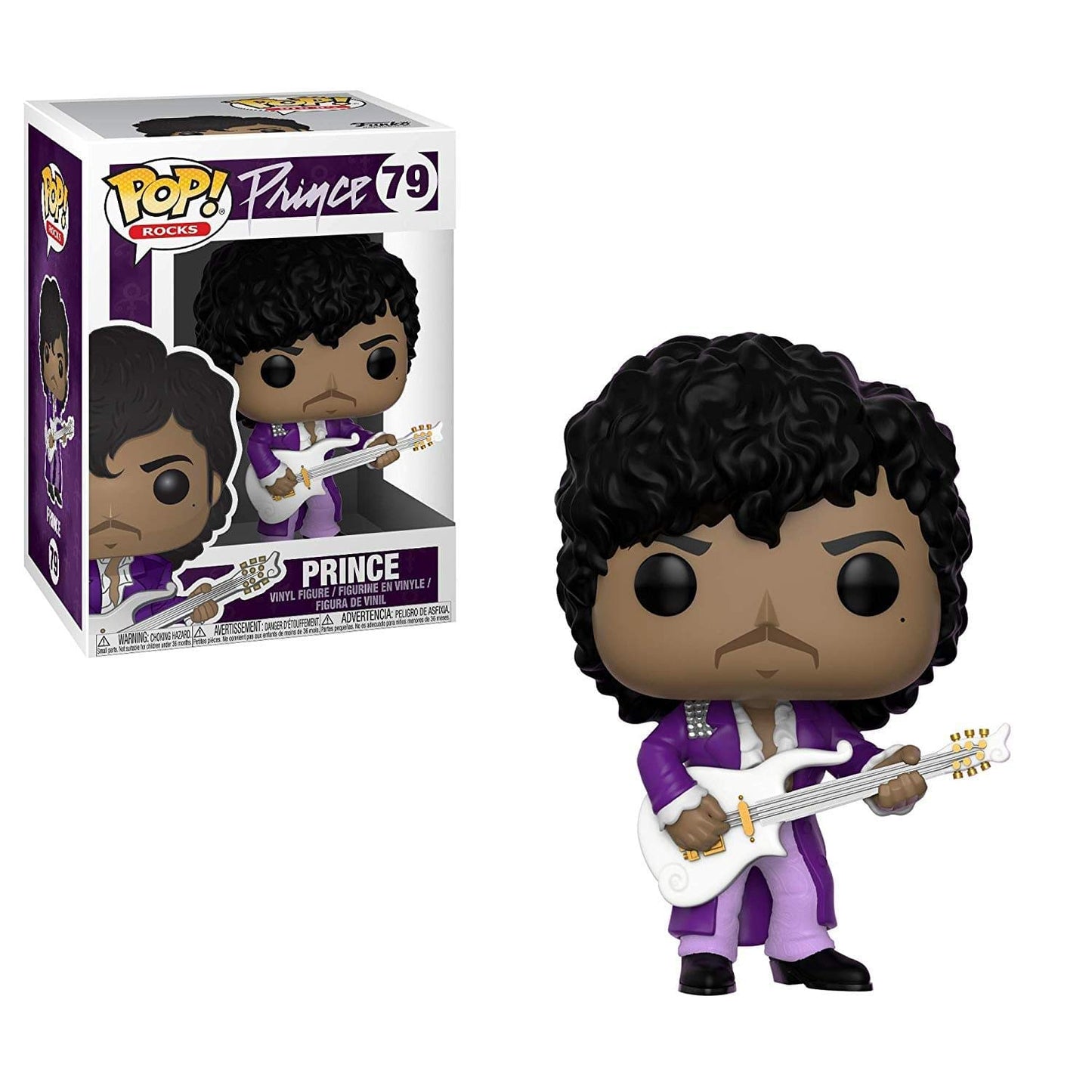 Funko Pop Rocks: Prince - Purple Rain Collectible Figura, Multicolor