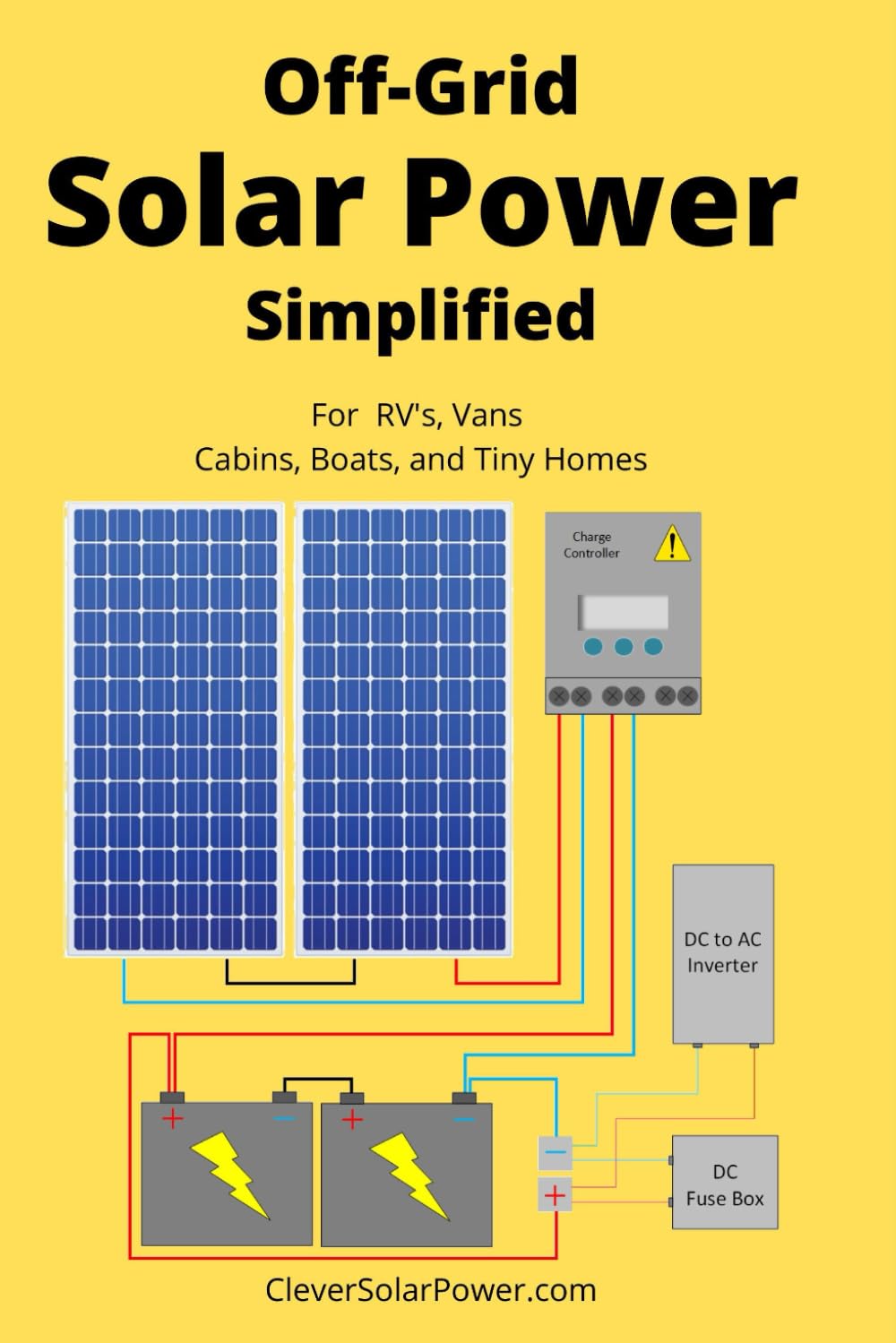 Libro: Off Grid Solar Power Simplified: For Rvs, Vans, Cabins, Boats and Tiny Homes