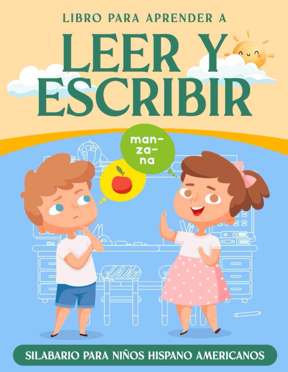 Libro: Aprender a Leer y Escribir en Español: Cuaderno de caligrafía para niños - Aprender a leer español para niños - Sílabas para aprender a leer - para ... para niños en español) (Spanish Edition)