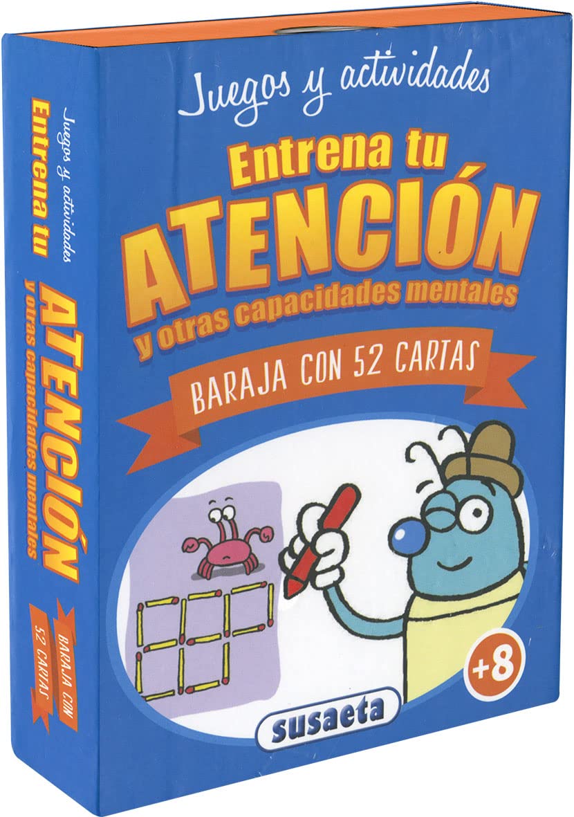 Libro: Entrena tu atención y otras capacidades mentales (Juegos y actividades con cartas)