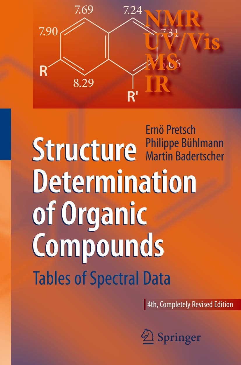 Libro: Structure Determination of Organic Compounds: Tables of Spectral Data