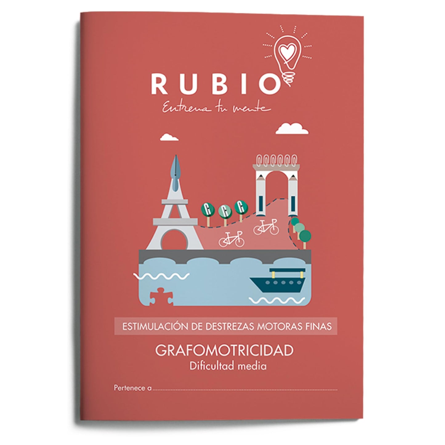 Libro: Grafomotricidad - Dificultad media | RUBIO |Estimulación de destrezas motoras finas: 2 (Estimulación de Destrezas Motoras Finas (Grafomotricidad))