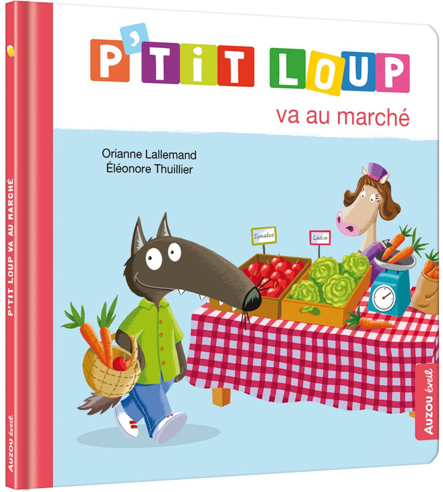 Libro: P'TIT LOUP VA AU MARCHÉ (Mon album P'tit Loup)