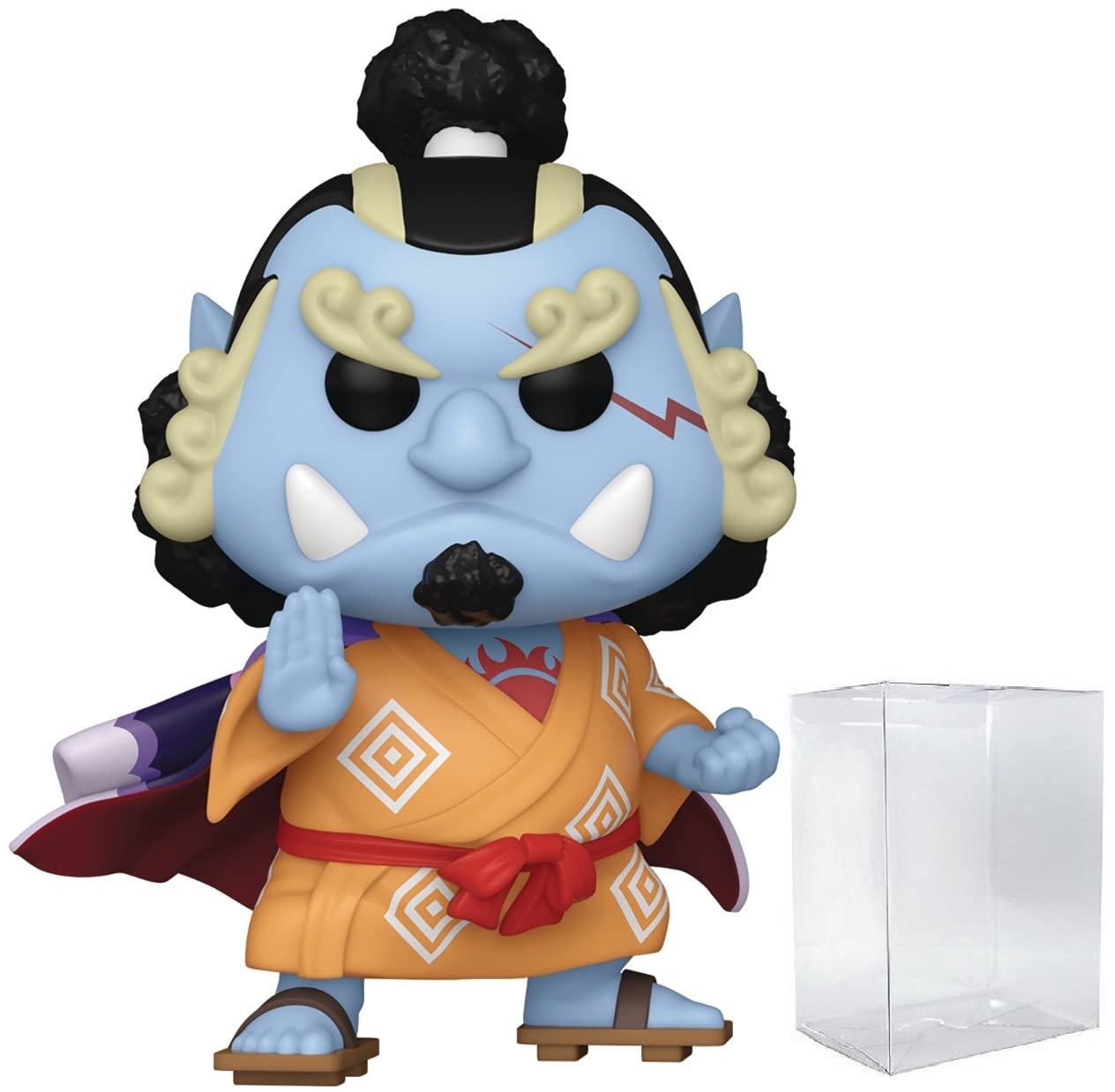 Funko Pop: POP One Piece - Jinbe Limited Edition Chase Funko Figura de Vinilo (Bundled with Compatible Box Protector Case), Multicolor, 3.75 Pulgadas
