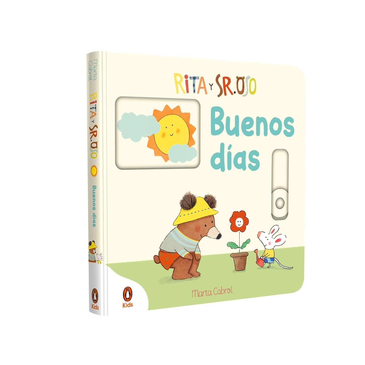 Libro: Rita y Sr. Oso - ¡Buenos días! (Pequeñas manitas): Libro con mecanismos para deslizar, girar y soñar (Libros de cartón con solapas)