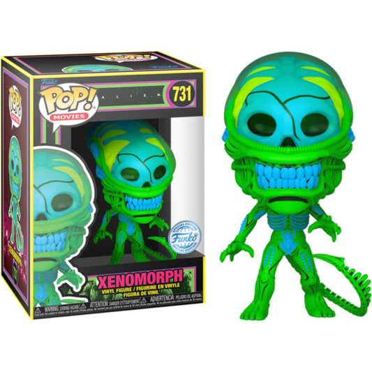 Funko Pop Alien Xenomorph (1979) Blacklight #731 Pop Exclusivo Edition