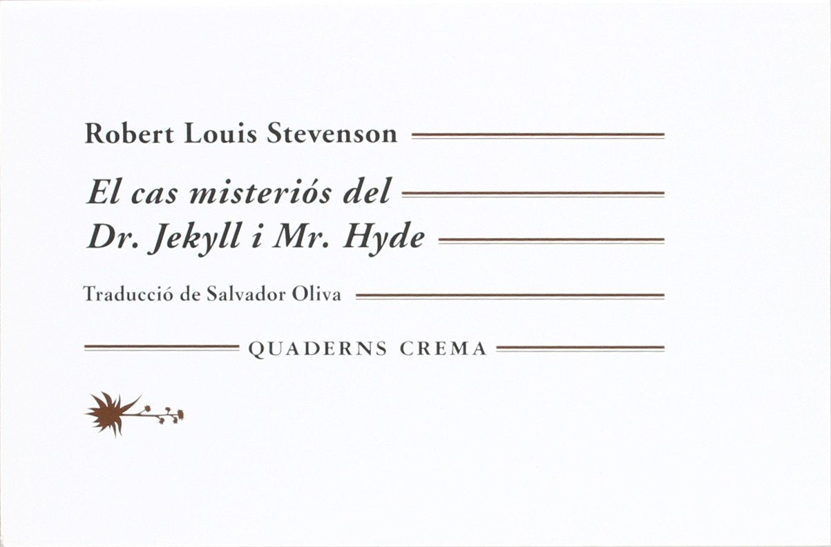 Libro: El cas misteriós del Dr. Jekyll i Mr. Hyde: 6 (Quaderns)