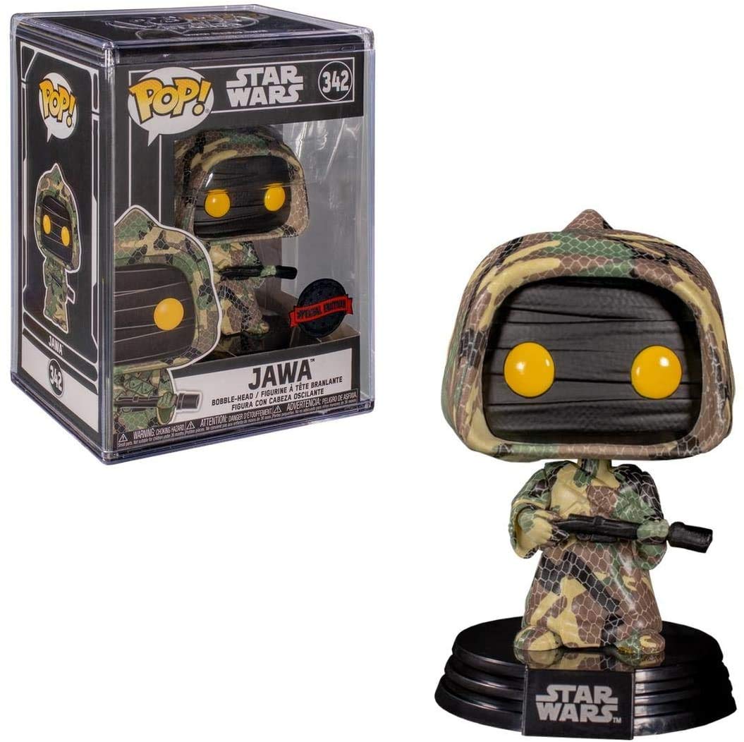 Funko Star Wars Futura Jawa (Camouflage) Shared Exclusivo Figura de Vinilo #342