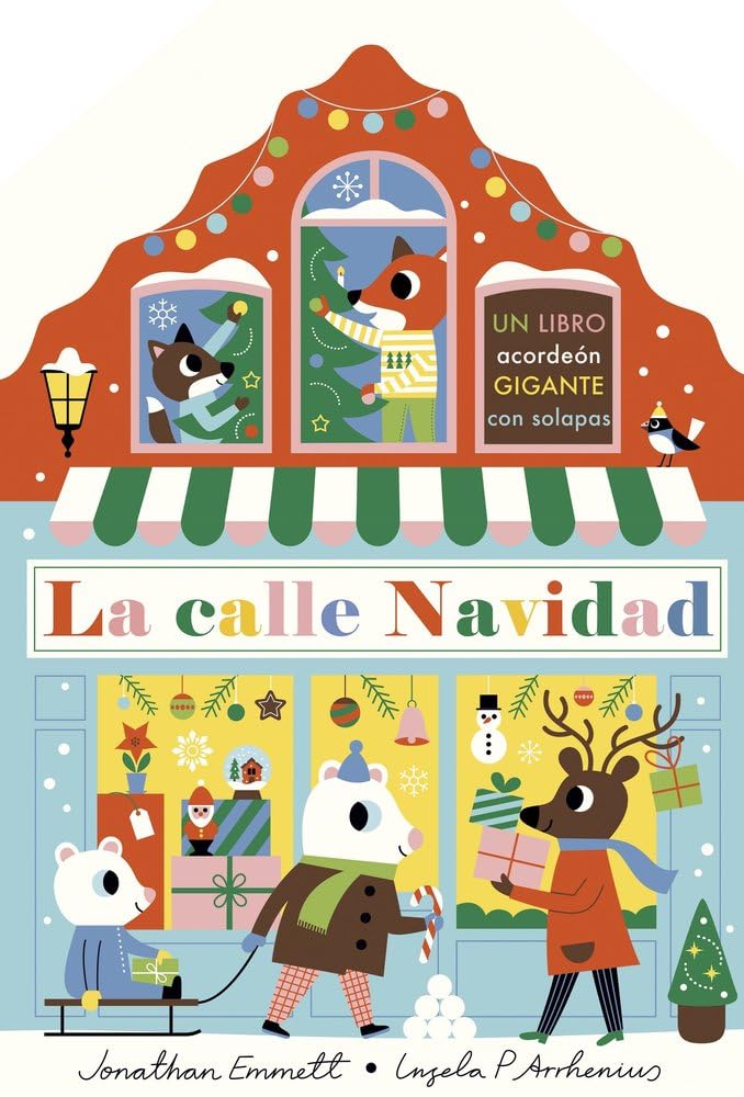Libro: La calle Navidad. Libro desplegable (Libros con elementos para jugar)