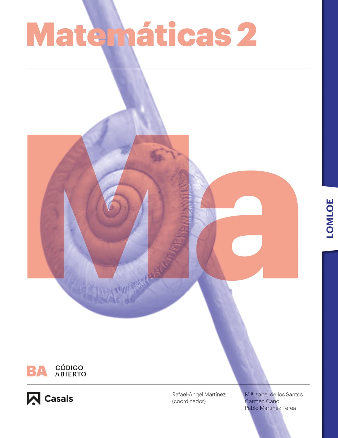 Libro: Matemáticas 2 BA LOMLOE