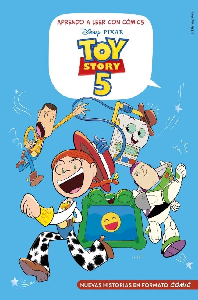 Libro: Aprendo a leer con cómics Disney - Toy Story 5: Cómic con letra MAYÚSCULA, ideal para primeros lectores. (Aprendo con Disney)
