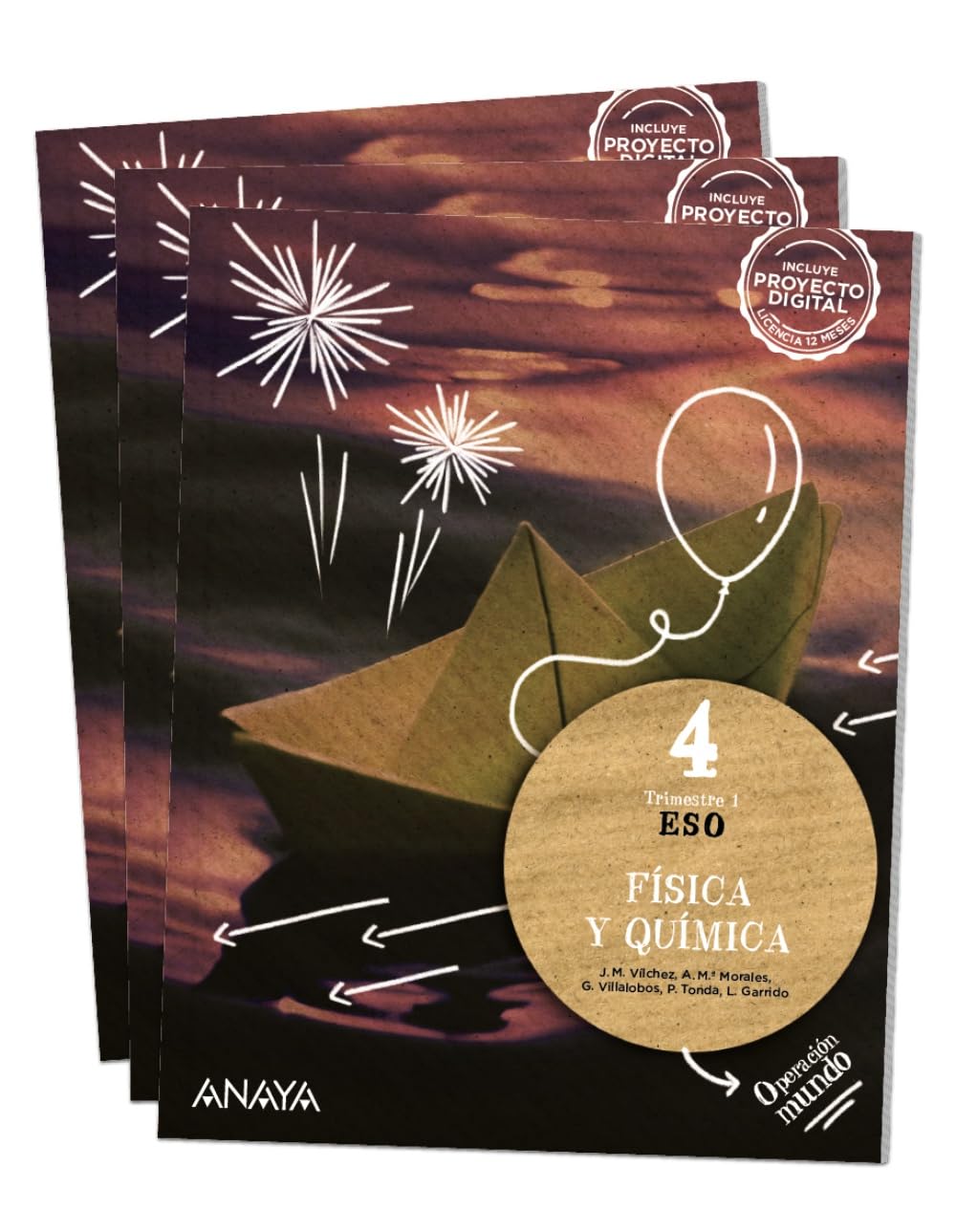 Libro: Física y Química 4 (Operación Mundo)