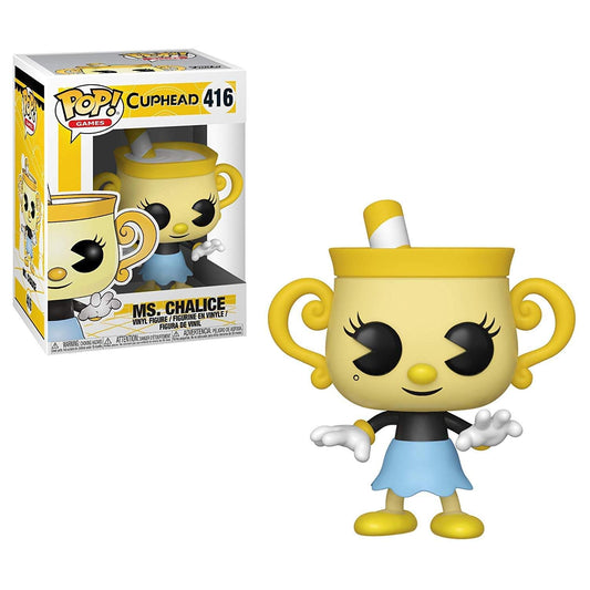 Funko Pop Games: Cuphead - Ms. Chalice Collectible Figura, Multicolor