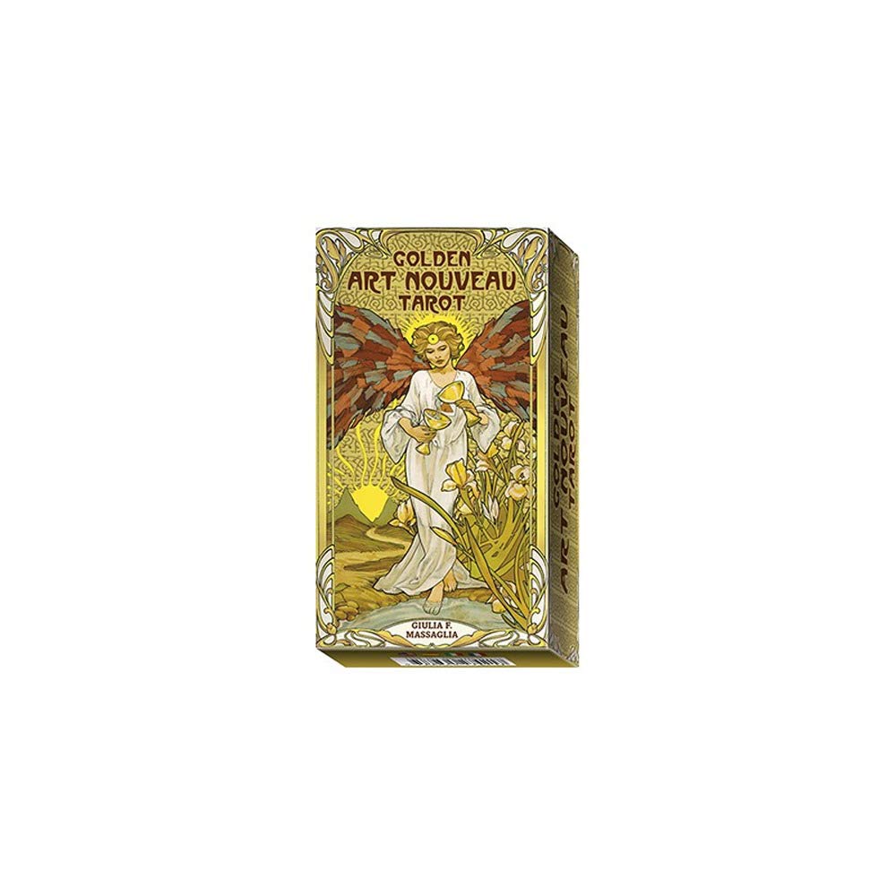 Libro: Golden Art Nouveau Tarot - Mini Tarot: 78 full colour tarot cards and instructions
