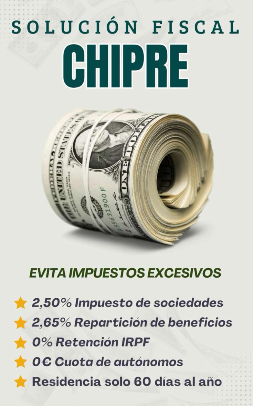 Libro: Solución Fiscal Chipre: Como Pagar Menos Impuestos (Spanish Edition)