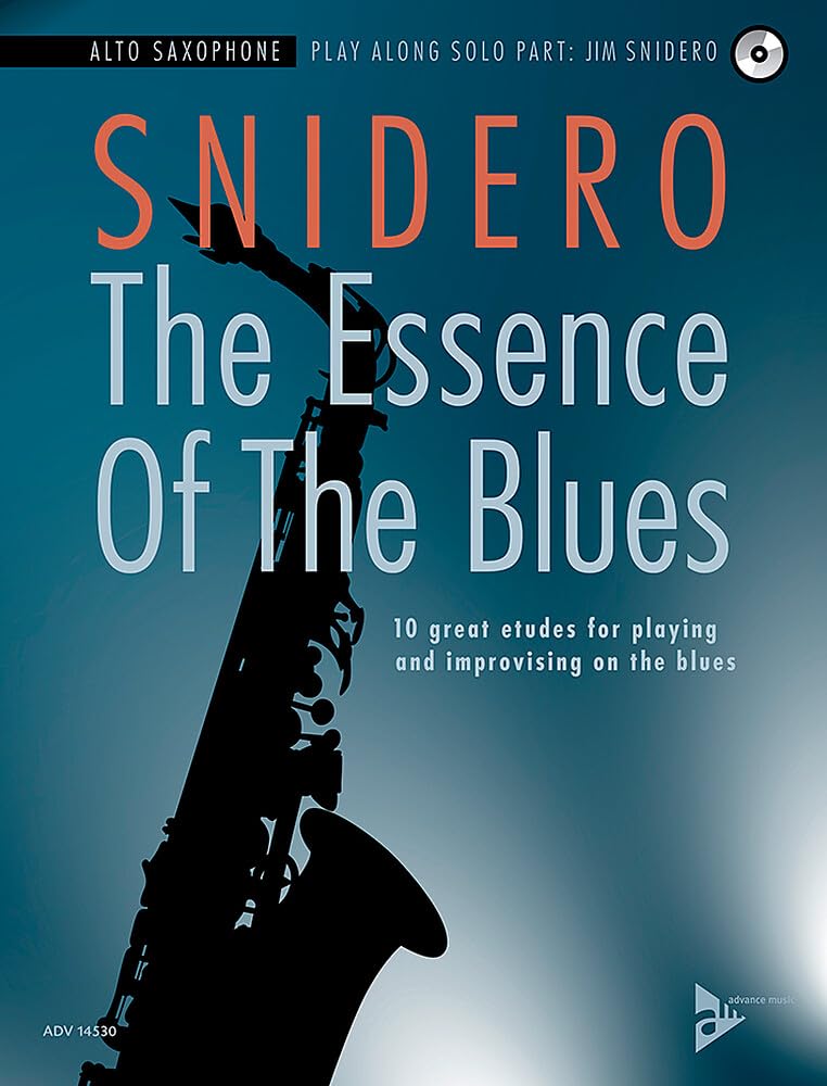 Libro: The Essence of the Blues -- Alto Saxophone: 10 Great Etudes for Playing and Improvising on the Blues, Book & CD (Advance Music)