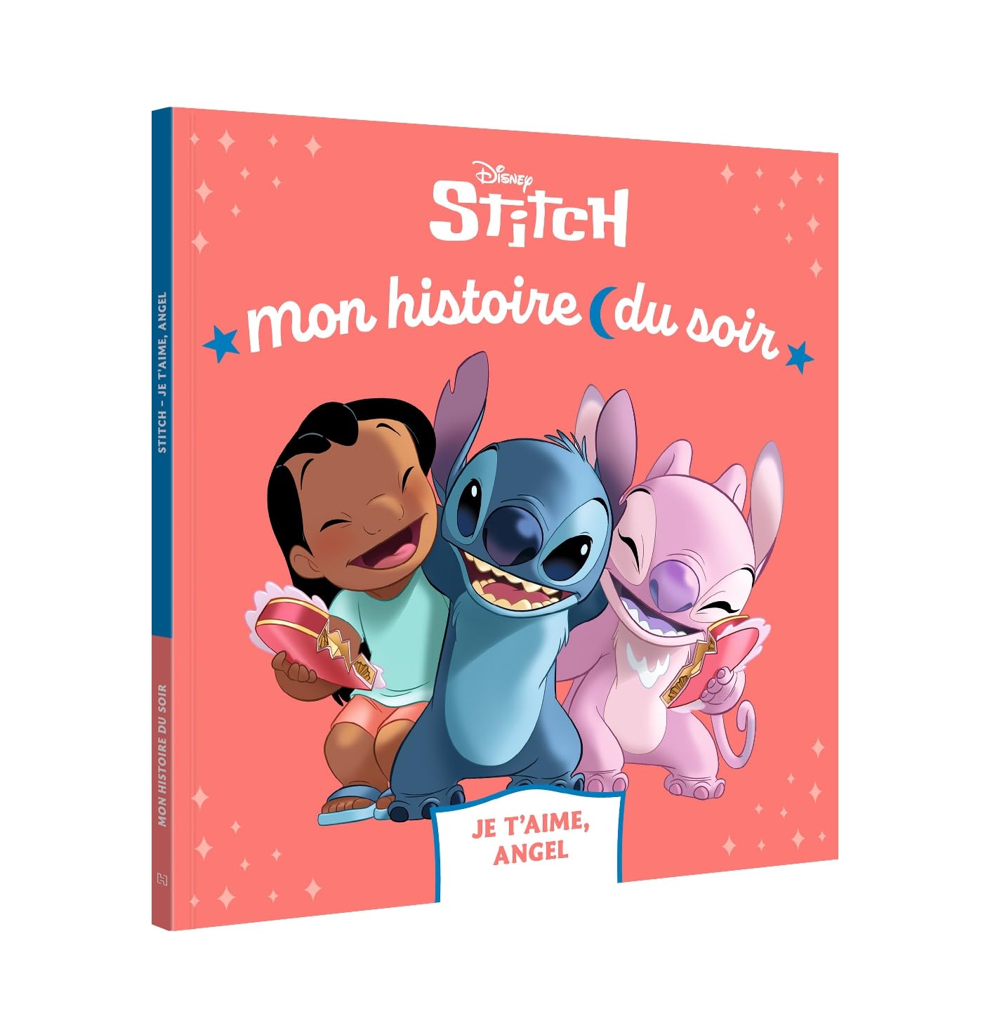 Libro: LILO ET STITCH - Mon Histoire du Soir - Je t'aime, Angel - Disney