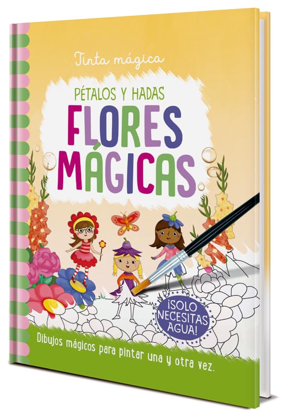 Libro: TINTA MÁGICA: FLORES MÁGICAS